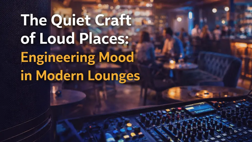 The Quiet Craft of Loud Places: Engineering Mood in Modern Lounges