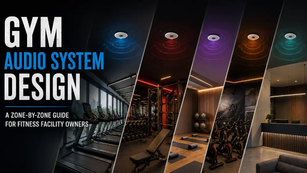 Gym Audio System Design: A Zone-by-Zone Guide for Fitness Facility Owners