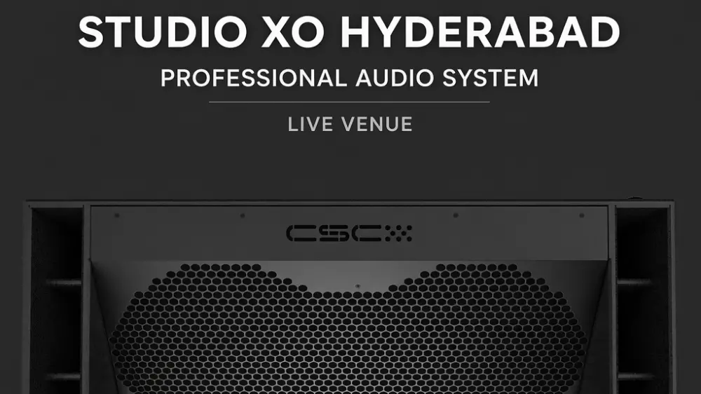 CSC’s Engineering Dexterity Assures Concert-Calibre Precision At Studio XO Hyderabad