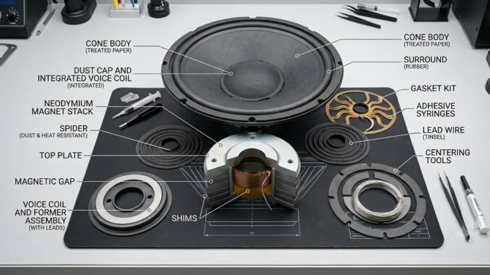Speaker Recone Kits Explained: Why Original Parts Matter