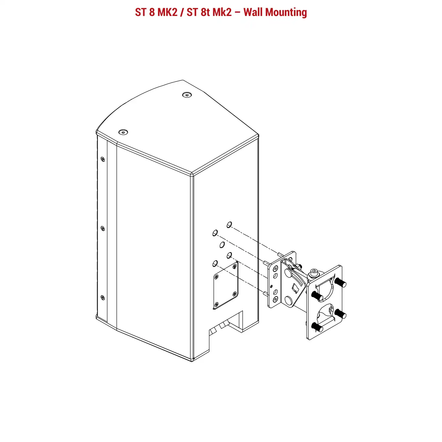 ST 8 MK2 / ST 8t Mk2 – Wall Mounting