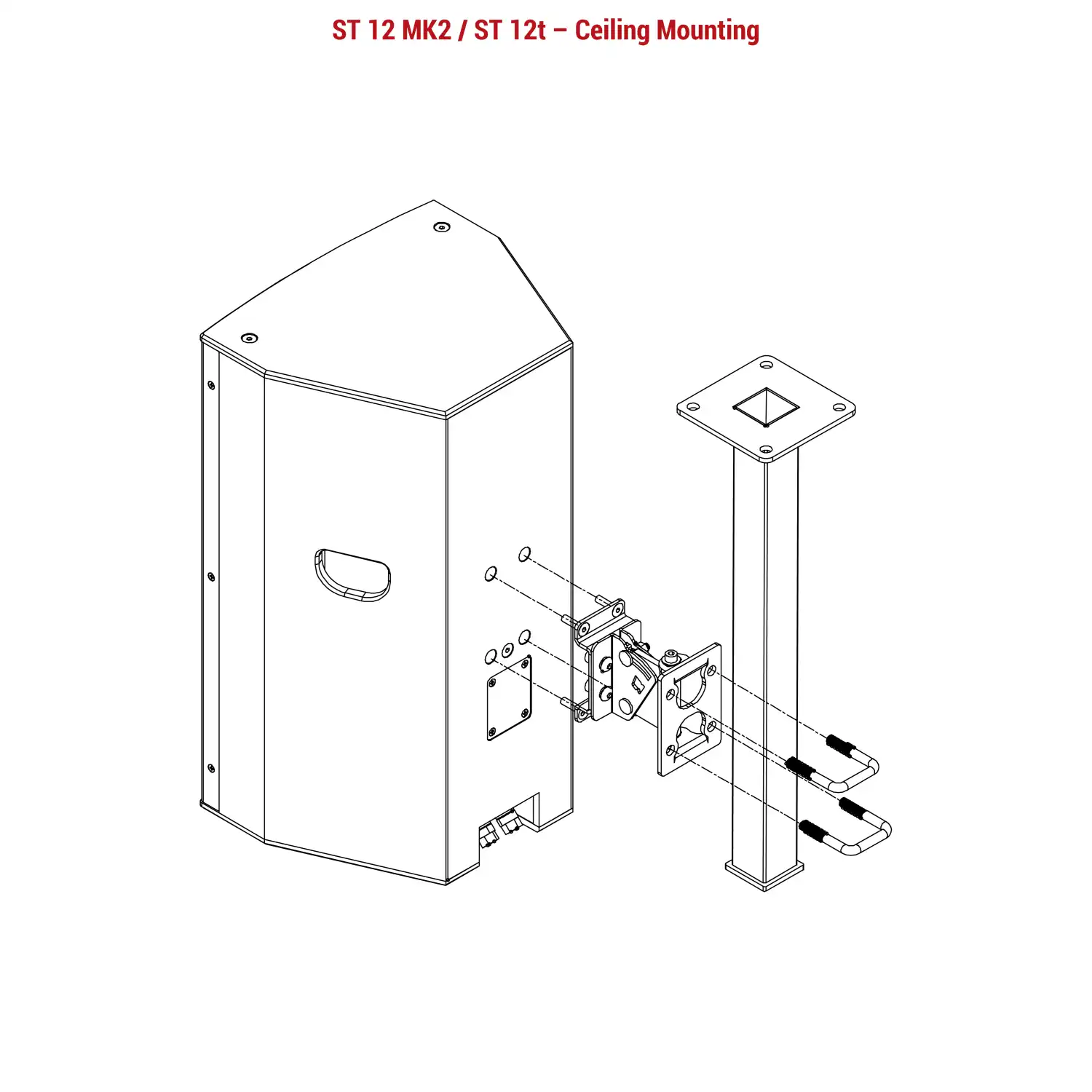 ST 12 MK2 / ST 12t – Ceiling Mounting
